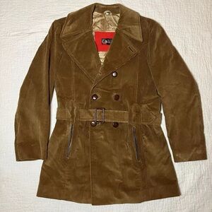 The Hecht Co Made In Italy Women’s Corduroy Brown Jacket Vintage